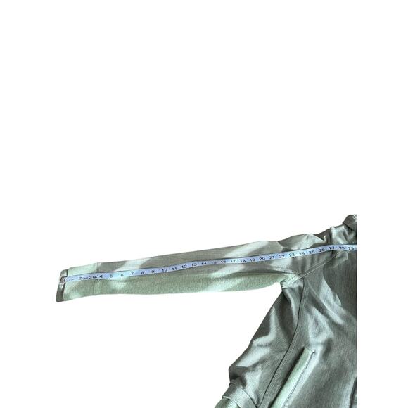 Lululemon Back To Class Textured Green Button Down Double Collar Jacket Size 4 - Picture 11 of 12